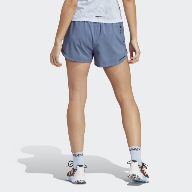 Shorts De Corrida Adidas Steel Terrex Agravic