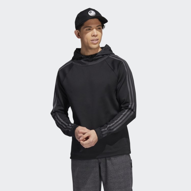 Moletom Preto Com As Três Listras Cold.rdy Adidas