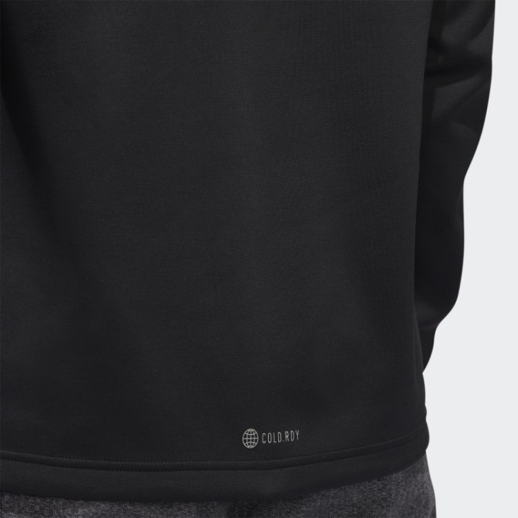 Moletom Preto Com As Três Listras Cold.rdy Adidas