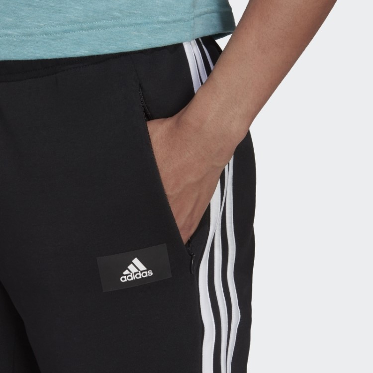 Calça Preta Adidas Sportswear Future Icons 3 Listras Quente