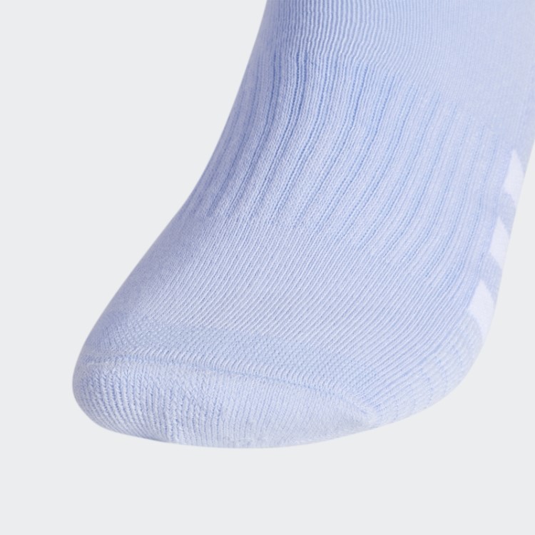 Meias Adidas Acolchoadas Cor Trimestre 3 Pares Amanhecer Azul