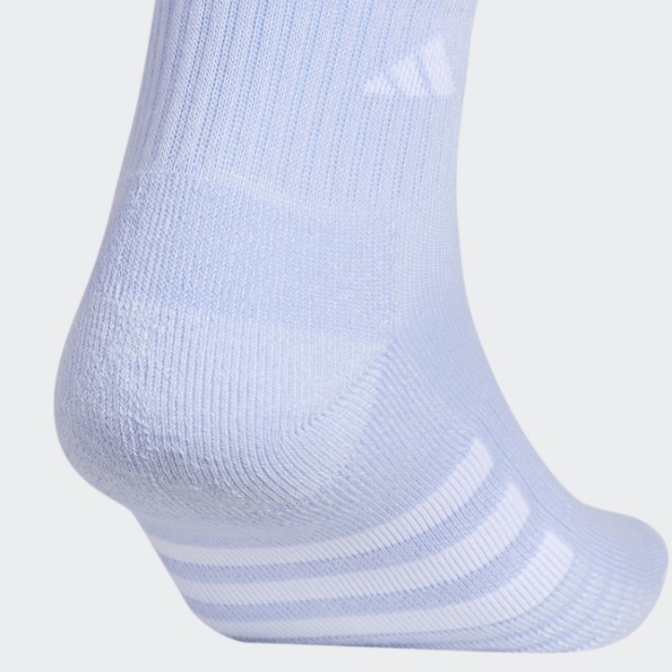Meias Adidas Acolchoadas Cor Trimestre 3 Pares Amanhecer Azul
