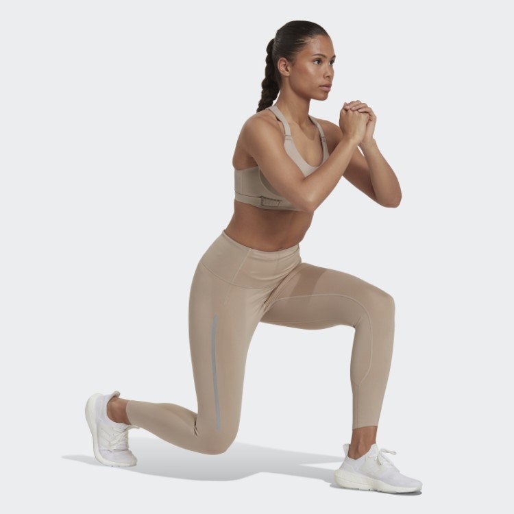 Leggings Fastimpact Running Best Of Adidas 7/8 Cinza Quente