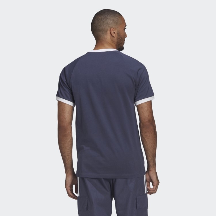 Camiseta Adicolor Classics Com As Três Listras Azul Marinho Adidas