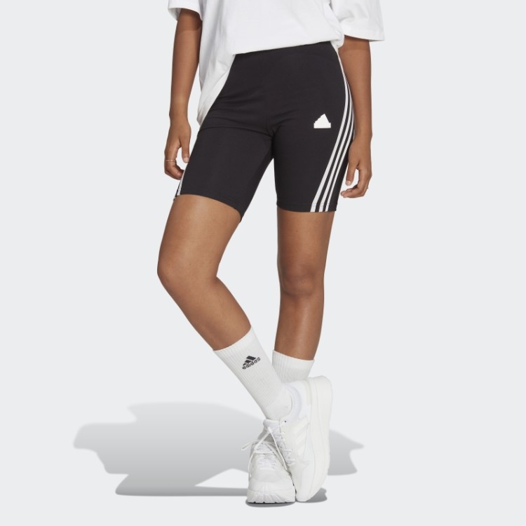 Bermuda Bike Com As Três Listras Da Future Icons Preta Adidas