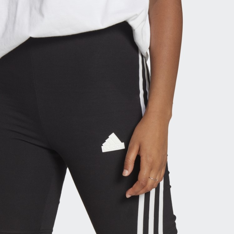 Bermuda Bike Com As Três Listras Da Future Icons Preta Adidas
