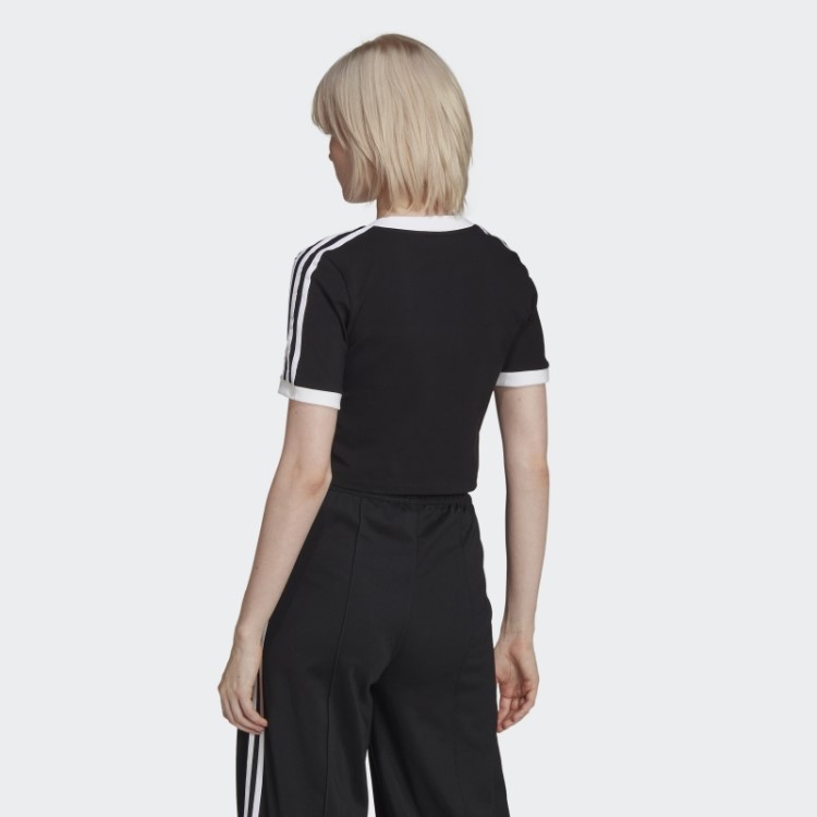 Camiseta Cropped Adicolor Classics Preta Adidas