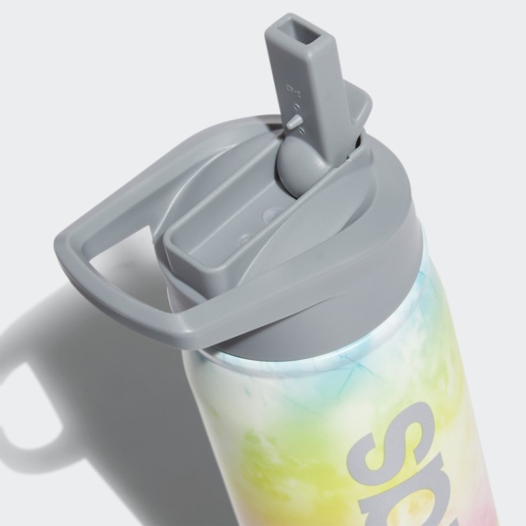 Garrafa De Metal De Palha De Aço 600 Ml Stonewash Adidas