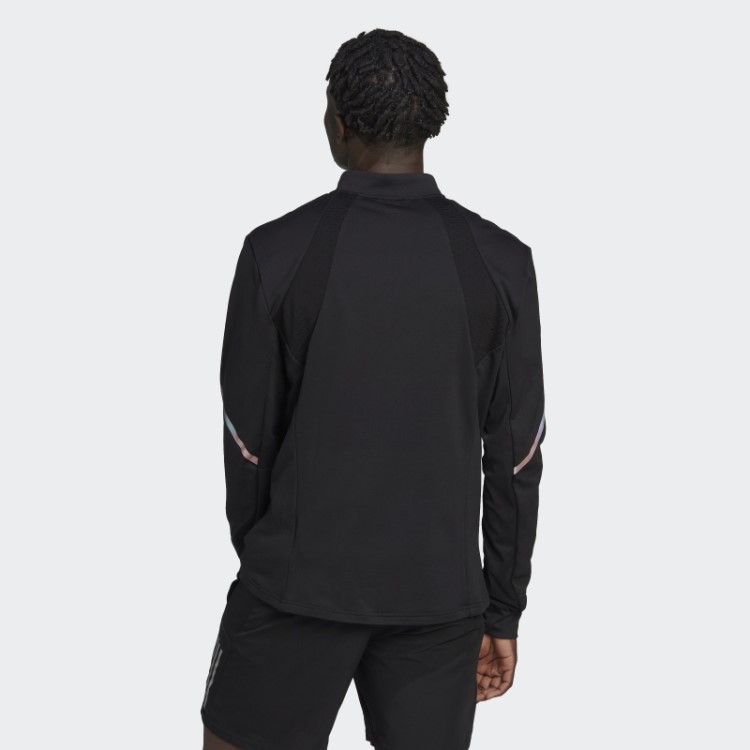 Blusão De Tricot Com Fecho De Correr Para O Dia A Dia Adidas Preto