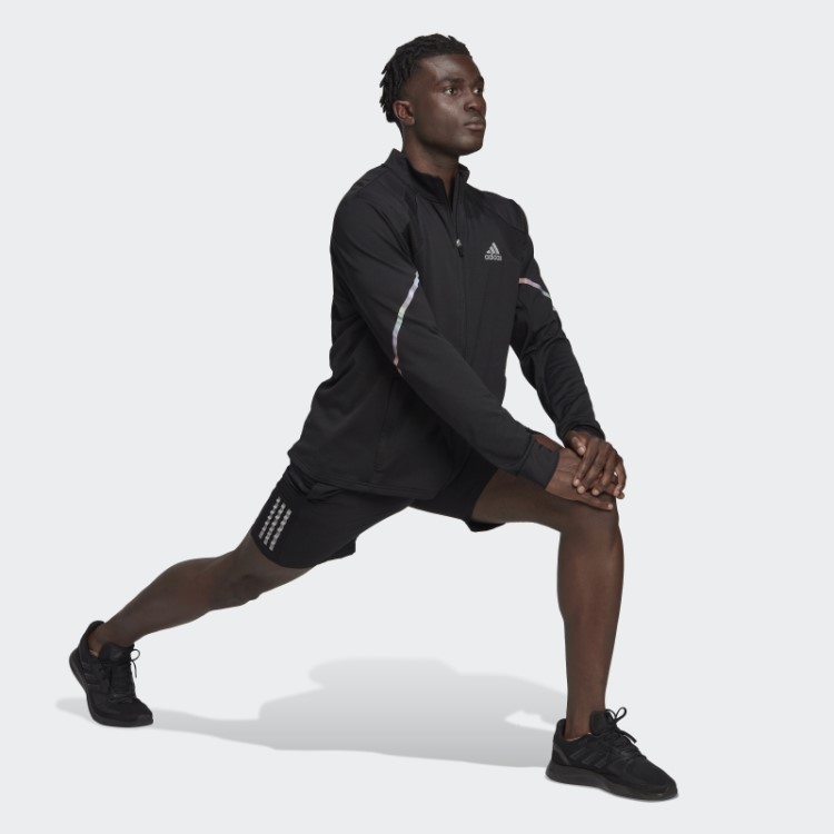 Blusão De Tricot Com Fecho De Correr Para O Dia A Dia Adidas Preto
