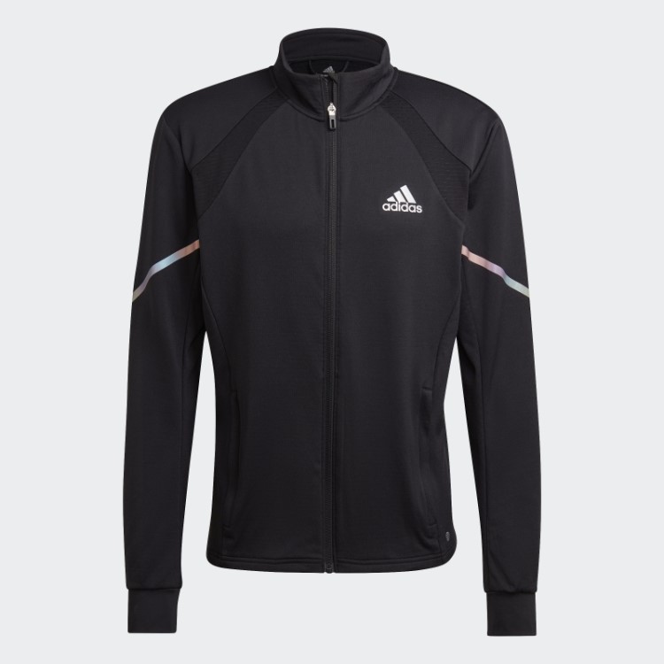 Blusão De Tricot Com Fecho De Correr Para O Dia A Dia Adidas Preto