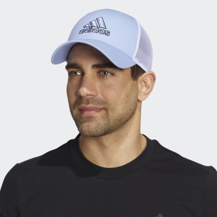 Boné Snapback Em Malha Estruturada Dawn Blue Adidas