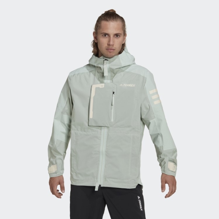 Terrex Xploric Rain.rdy Jaqueta De Caminhada Verde Adidas