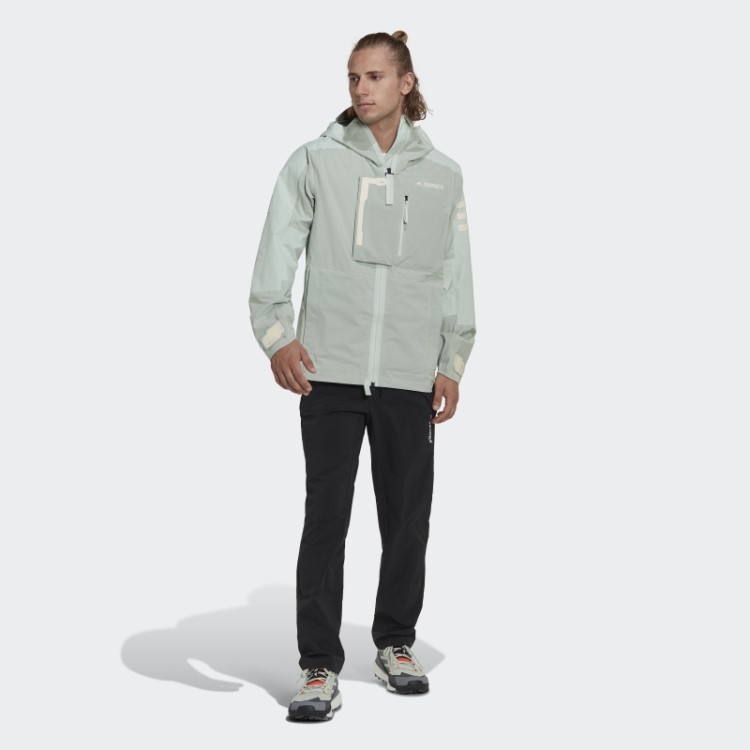 Terrex Xploric Rain.rdy Jaqueta De Caminhada Verde Adidas