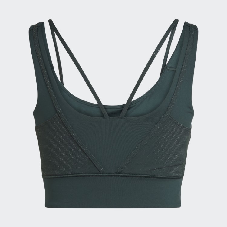 Sutiã Verde Brilhante Adidas Powerimpact Training Suporte Médio