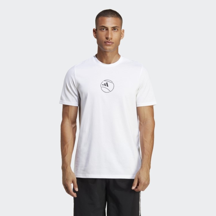 Camiseta Aeroready Com Estampa De Tênis Adidas Branca