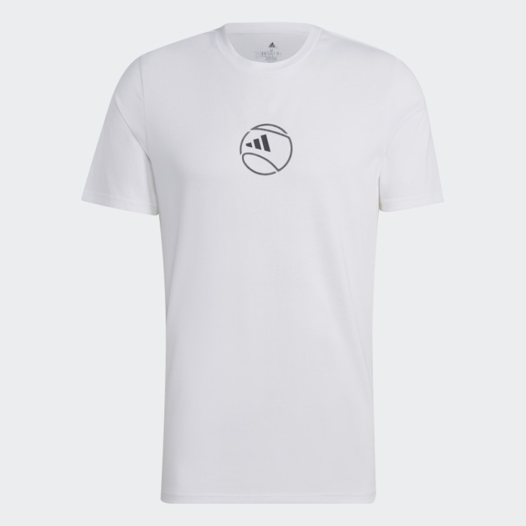 Camiseta Aeroready Com Estampa De Tênis Adidas Branca