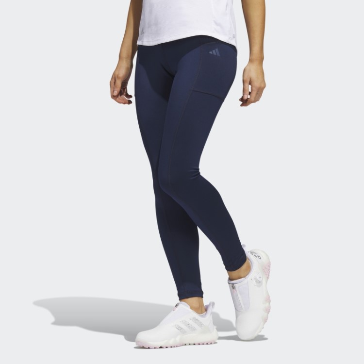 Leggings De Golfe Com Bolso Azul Marinho Adidas