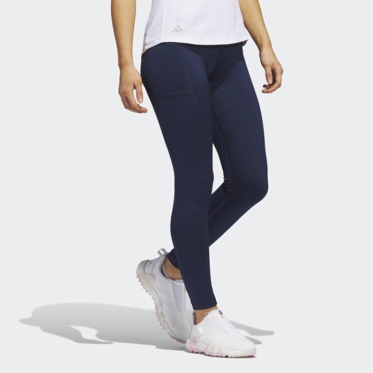 Leggings De Golfe Com Bolso Azul Marinho Adidas