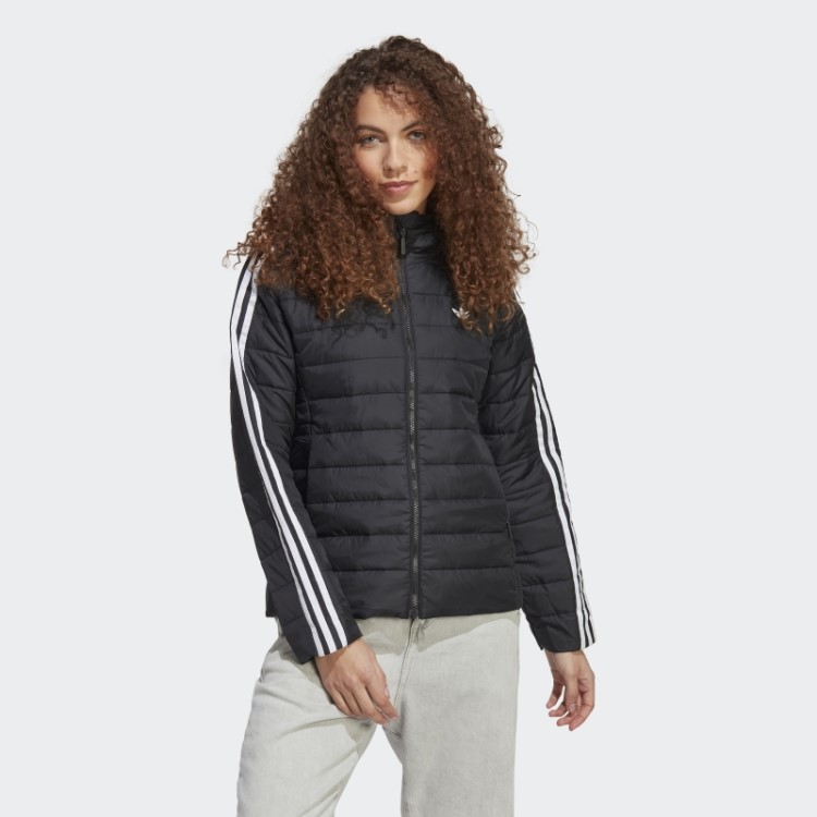 Jaqueta Premium Slim Com Capuz Preto Adidas