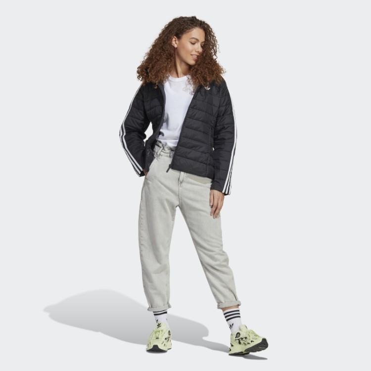 Jaqueta Premium Slim Com Capuz Preto Adidas