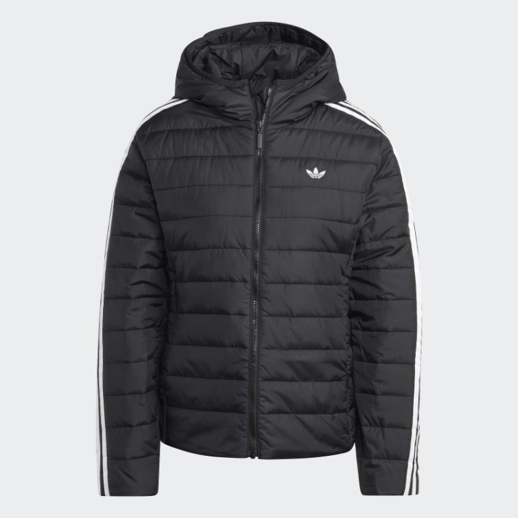 Jaqueta Premium Slim Com Capuz Preto Adidas