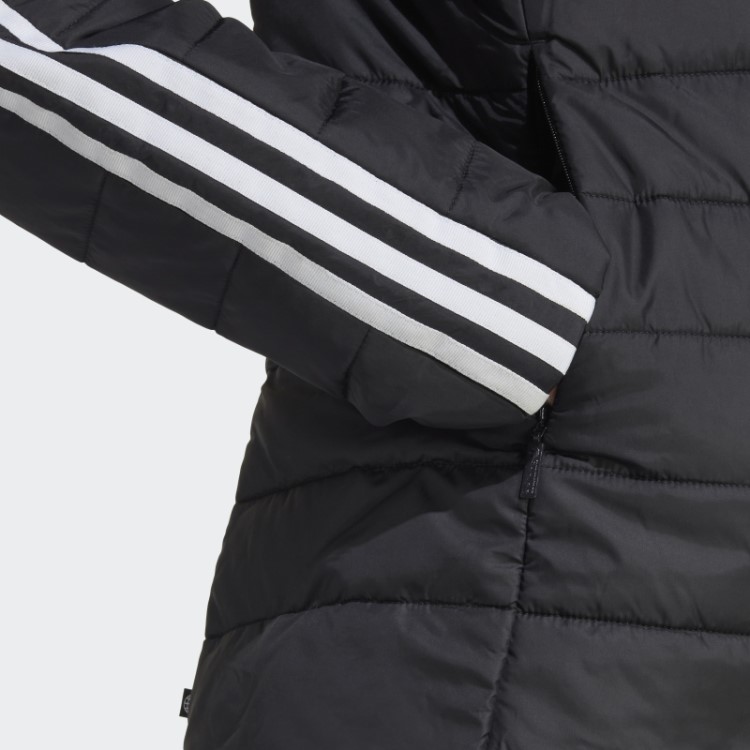 Jaqueta Premium Slim Com Capuz Preto Adidas