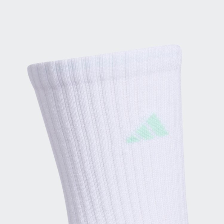 Meias Acolchoadas Adidas 3 Pares De Menta