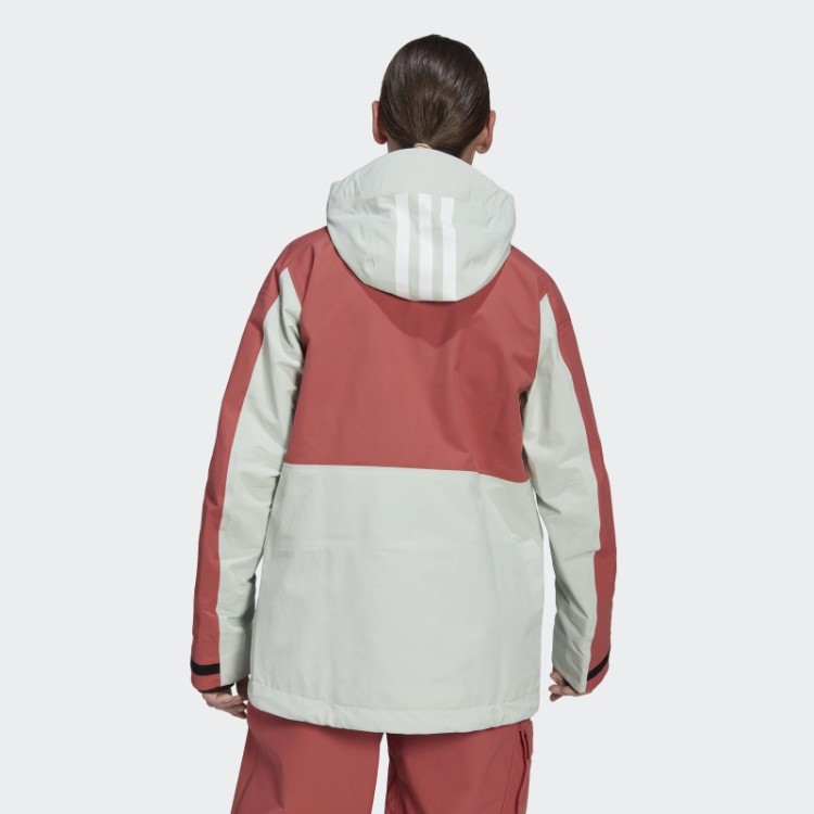 Terrex 3l Jaqueta De Neve De Nylon Pós-consumo Vermelho Adidas
