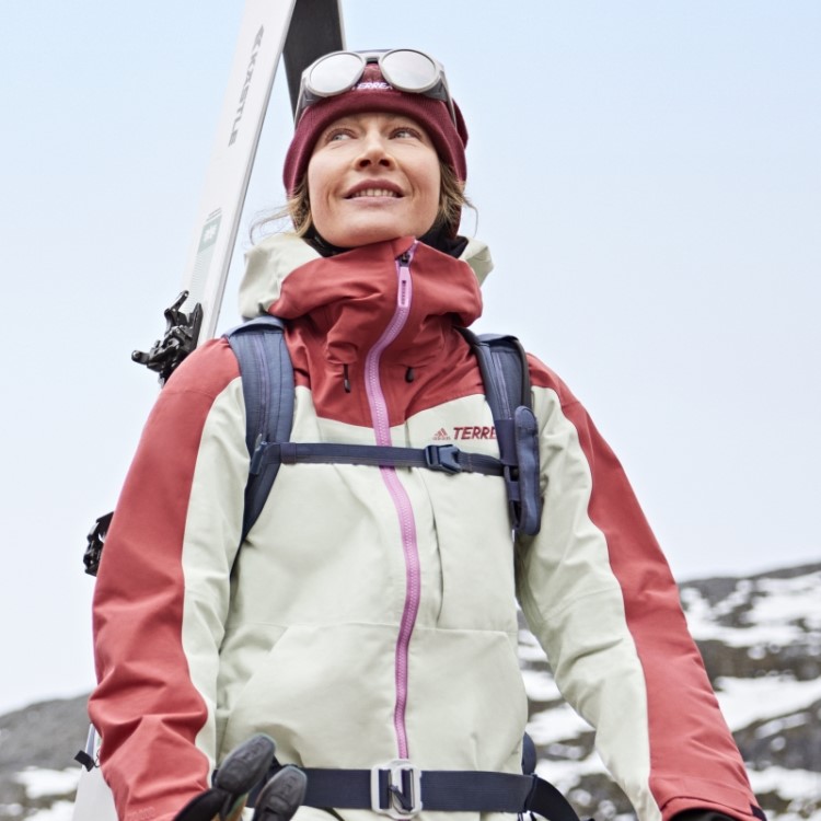 Terrex 3l Jaqueta De Neve De Nylon Pós-consumo Vermelho Adidas