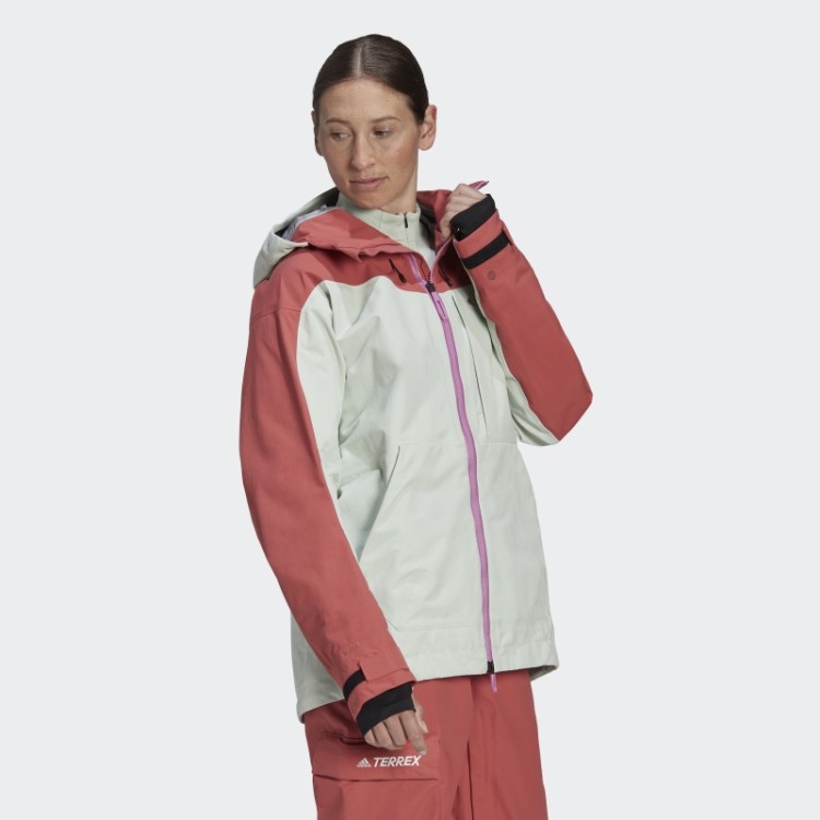 Terrex 3l Jaqueta De Neve De Nylon Pós-consumo Vermelho Adidas