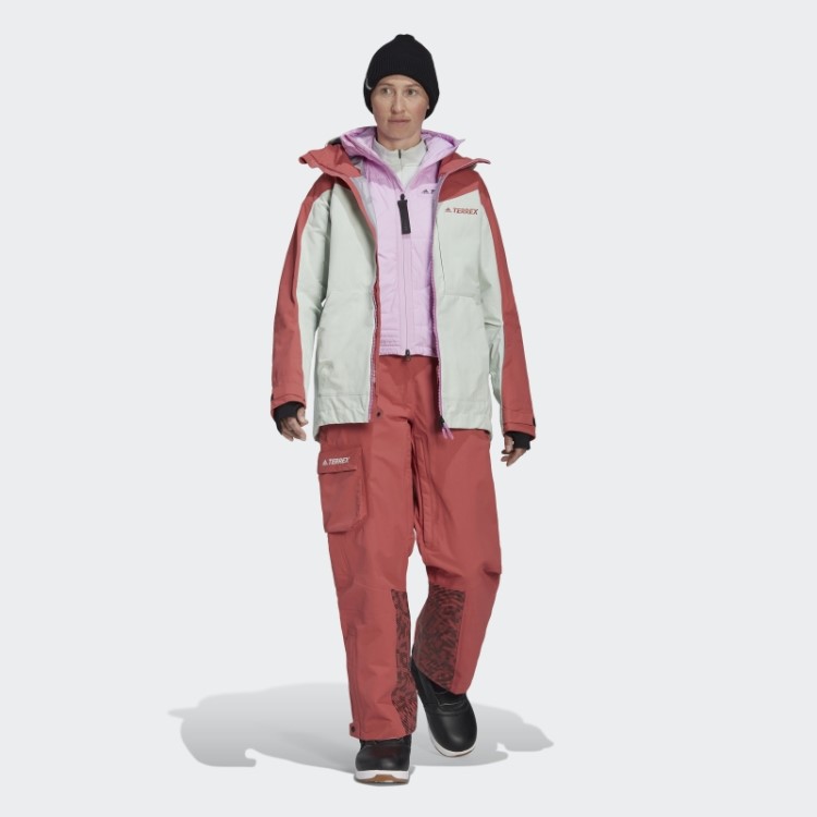 Terrex 3l Jaqueta De Neve De Nylon Pós-consumo Vermelho Adidas