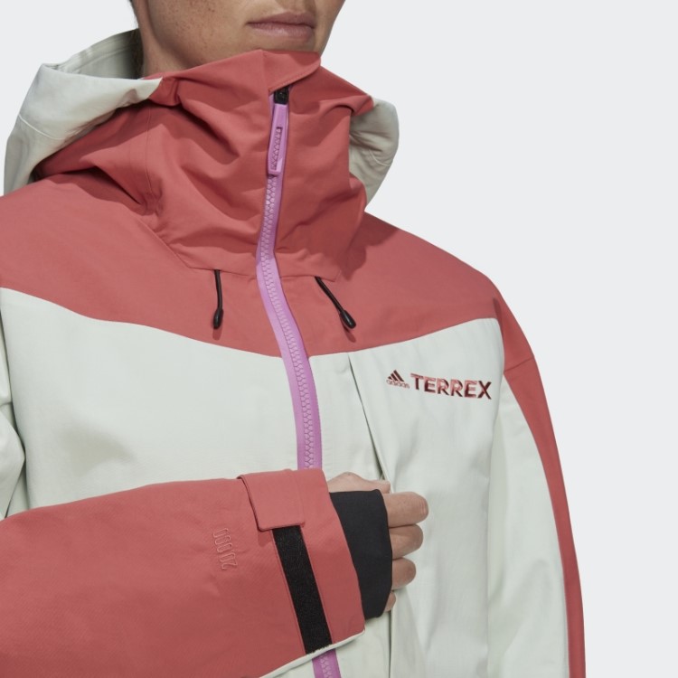 Terrex 3l Jaqueta De Neve De Nylon Pós-consumo Vermelho Adidas