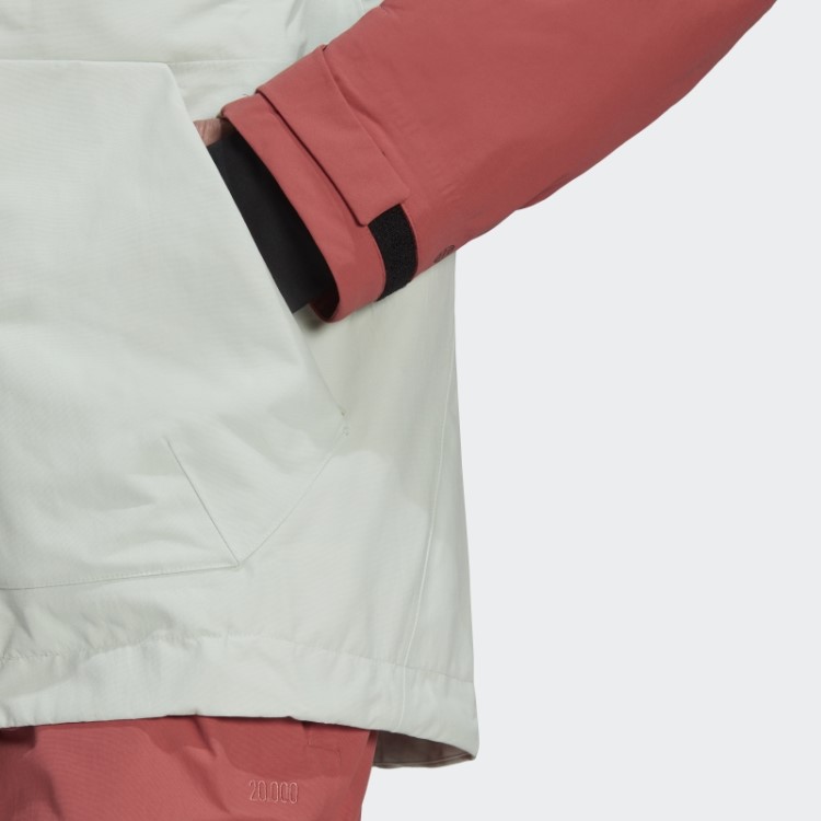 Terrex 3l Jaqueta De Neve De Nylon Pós-consumo Vermelho Adidas