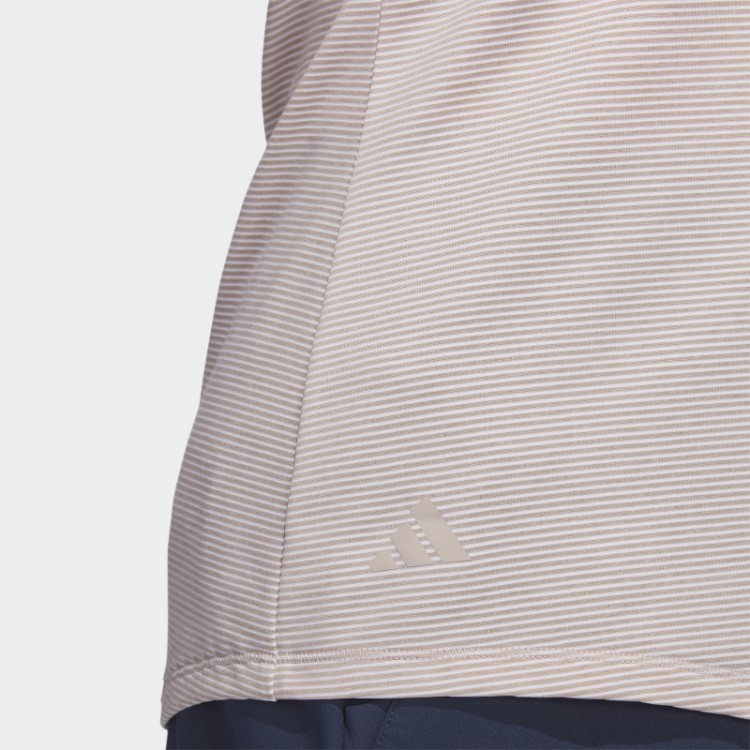 Adidas Taupe Camisa Polo De Golfe Sem Mangas Bicolor Otomana