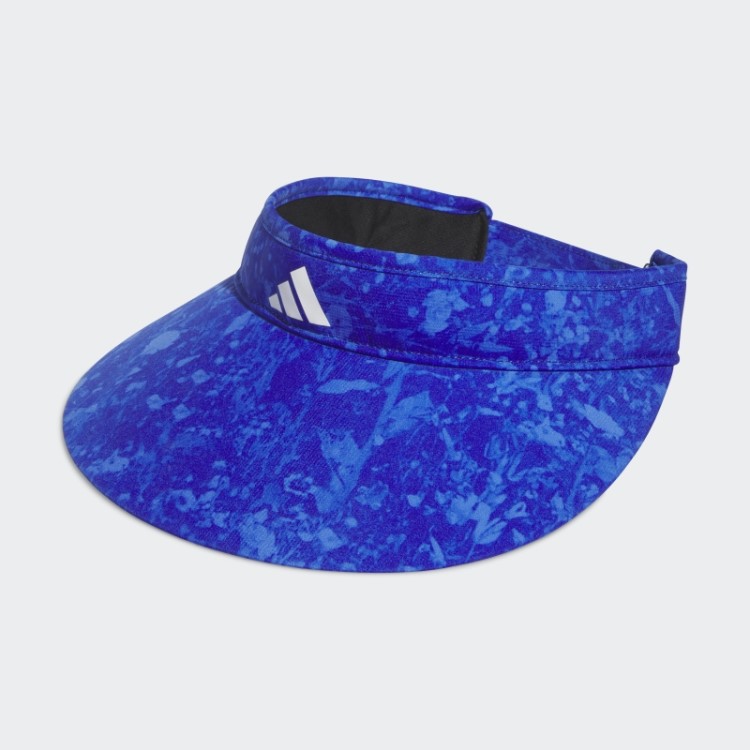 Viseira Tour Aba Larga Adidas Azul Marinho