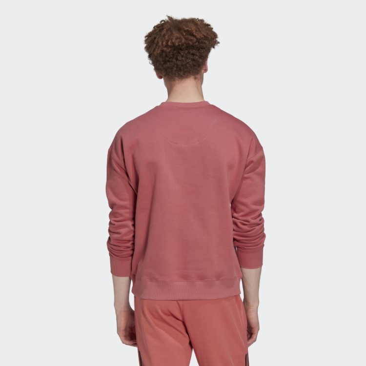 Moletom Vermelho Adidas Em Fleece