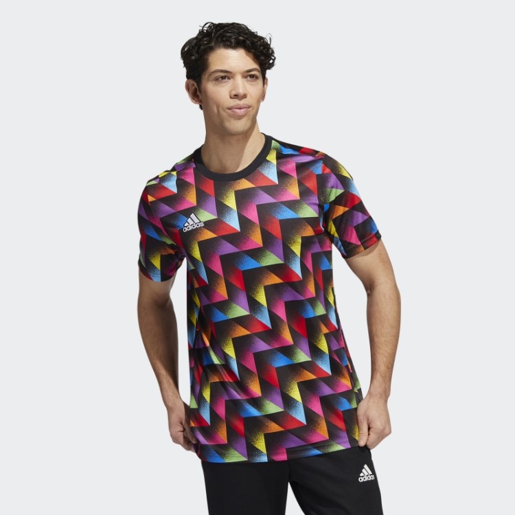 Camisa Pré-jogo Mls Lgbtq+ Adidas Multicolor