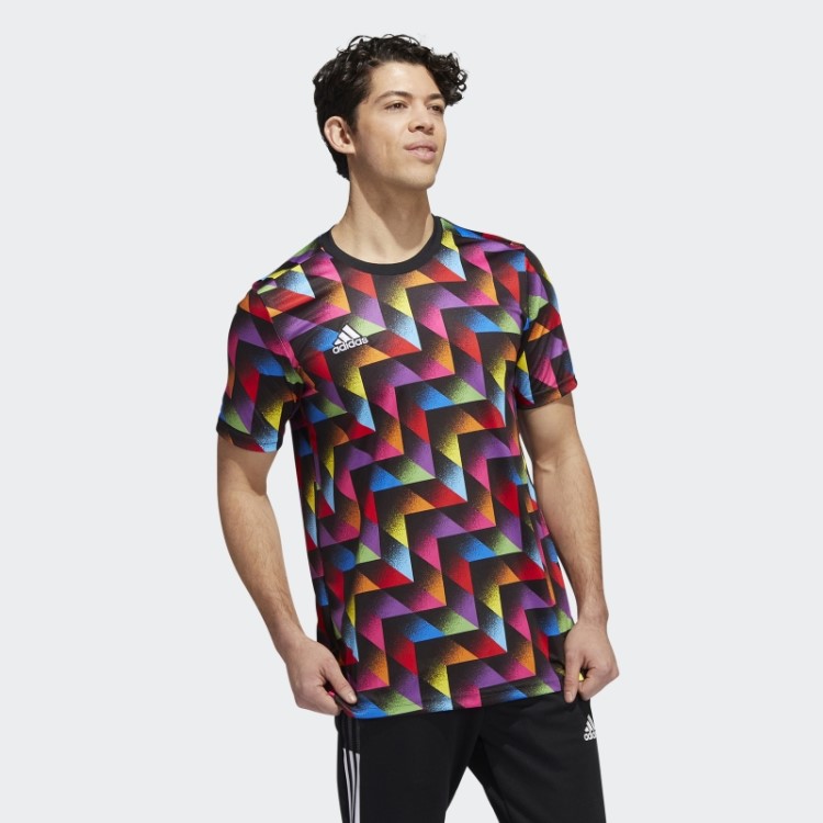 Camisa Pré-jogo Mls Lgbtq+ Adidas Multicolor