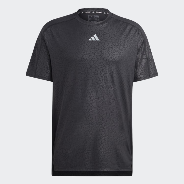 Camiseta Preta Para Treino Com Estampa Pu Adidas