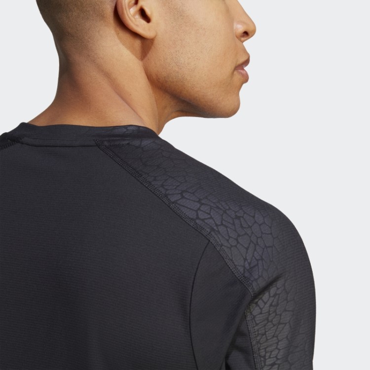 Camiseta Preta Para Treino Com Estampa Pu Adidas