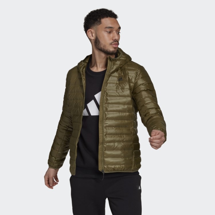 Jaqueta Com Capuz Adidas Olive Varilite
