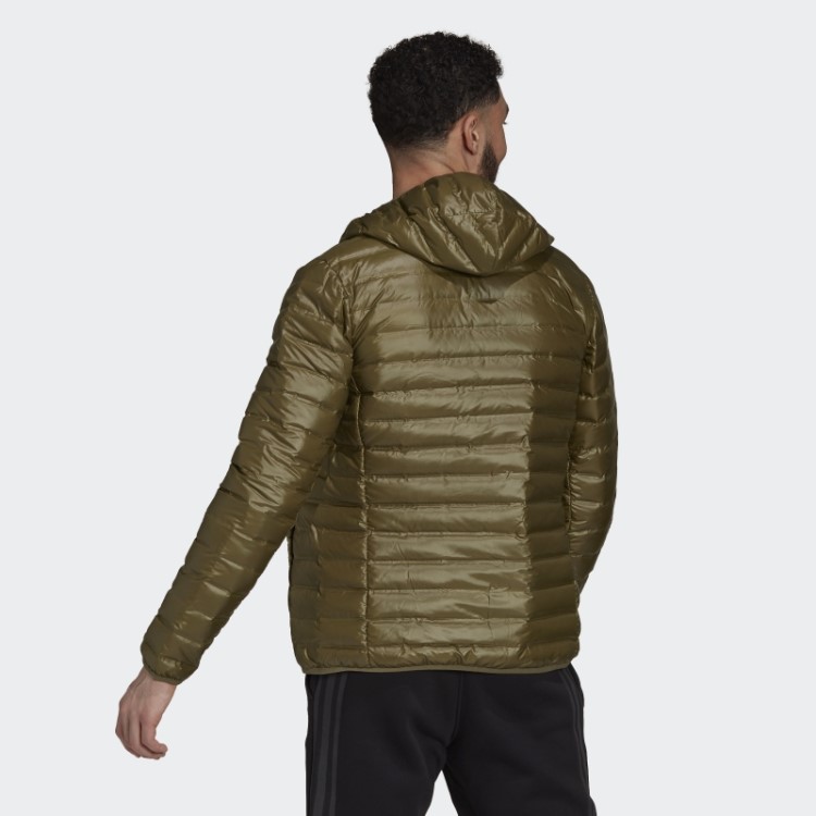 Jaqueta Com Capuz Adidas Olive Varilite