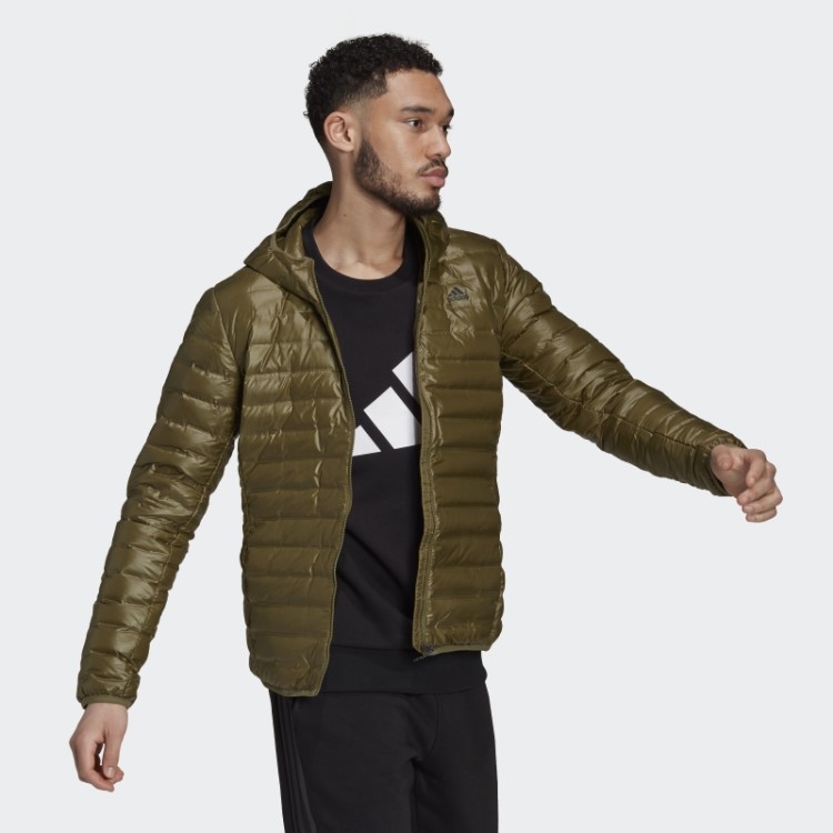 Jaqueta Com Capuz Adidas Olive Varilite
