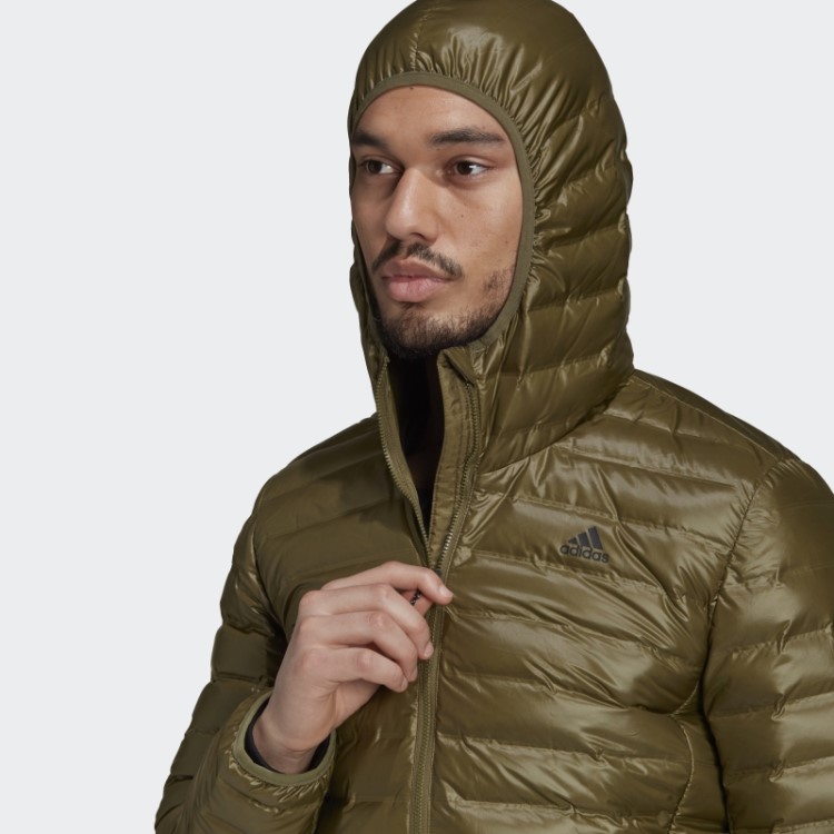 Jaqueta Com Capuz Adidas Olive Varilite