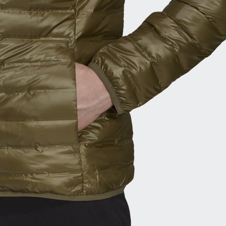 Jaqueta Com Capuz Adidas Olive Varilite