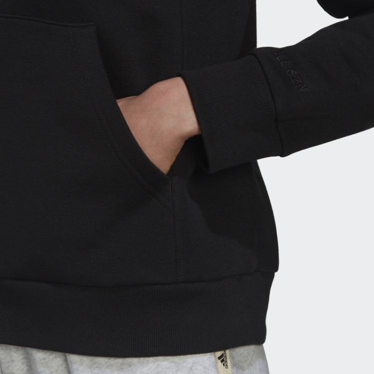 Moletom Com Capuz De Lã Preto Adidas All Szn
