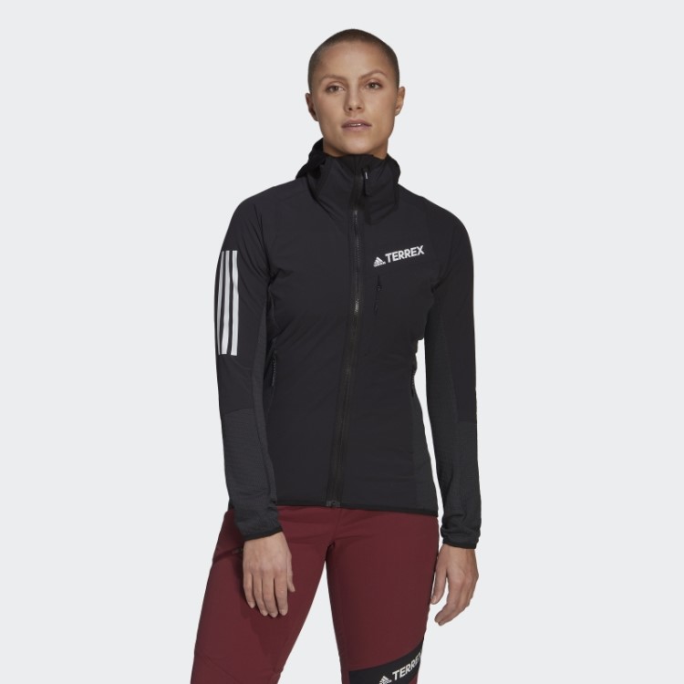 Jaqueta Com Capuz Preta Techrock Flooce Wind Da Adidas