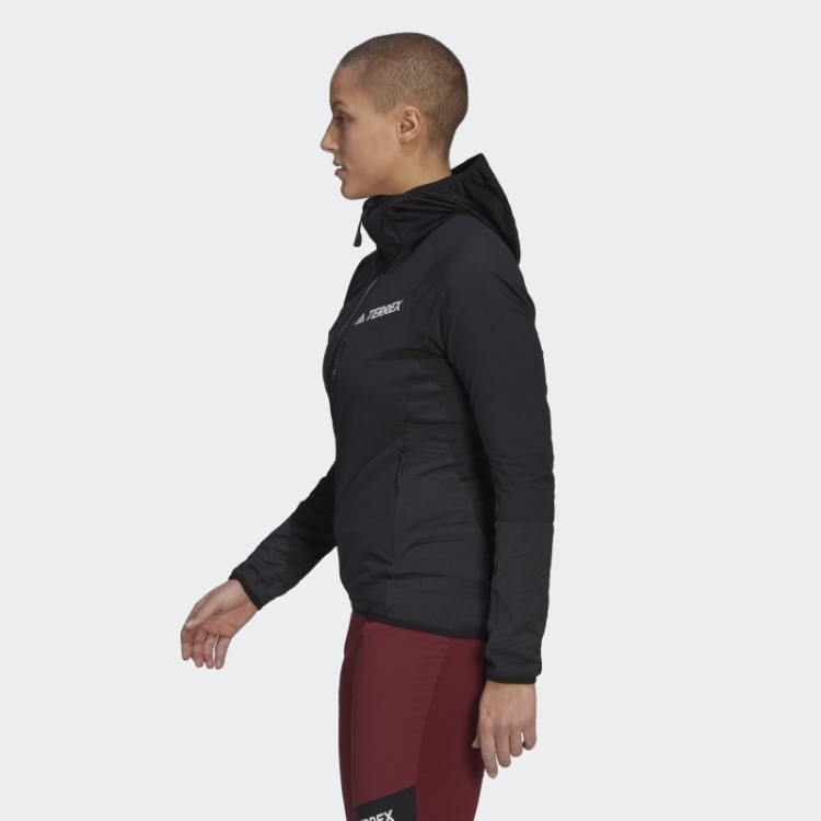 Jaqueta Com Capuz Preta Techrock Flooce Wind Da Adidas
