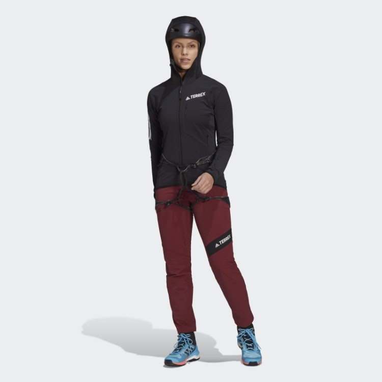 Jaqueta Com Capuz Preta Techrock Flooce Wind Da Adidas